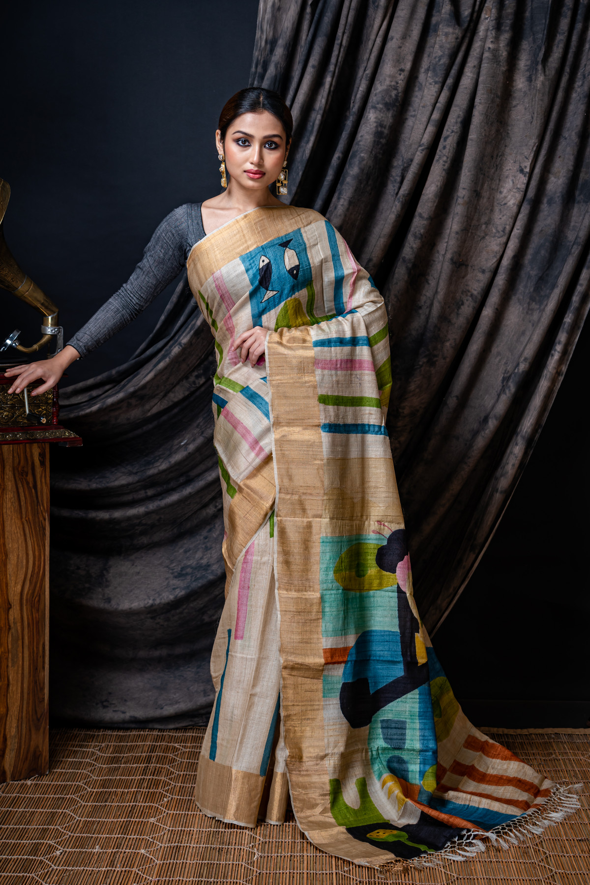 Tussar Silk Saree